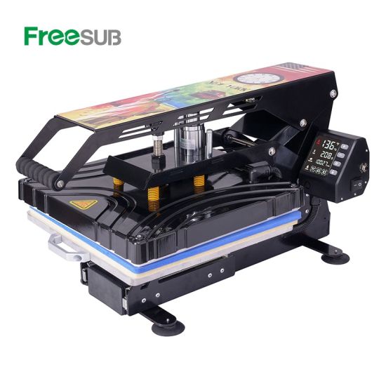 Freesub-Automatic-Open-38-38-T-Shirt-Heat-Press-Machine-Flatbed-Heat-Printing-Transfer-Machine